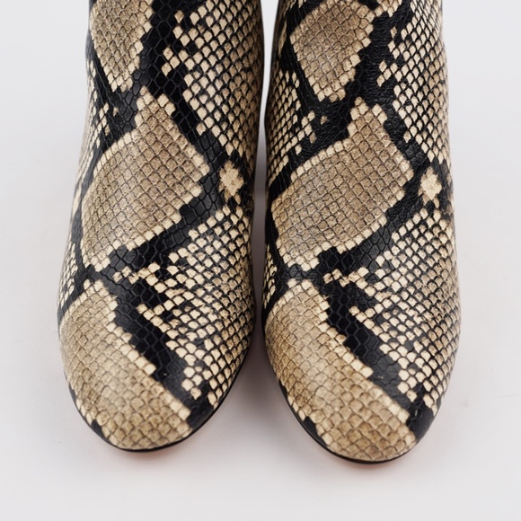 New J.CREW Size 8.5 Sadie Boots in Snake-Embossed Leather - Picture 4 of 7